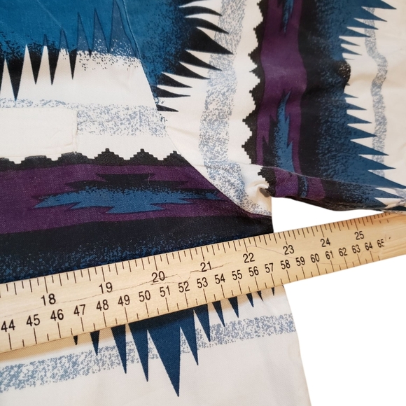 Saguaro Vintage Western Retro Rodeo Cowboy Cowgirl Button Down Shirt Medium - Picture 6 of 6